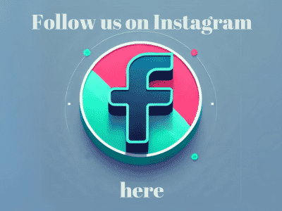 linked facebook logo image in pink and teal colour that redirects to eyediology's facebook page