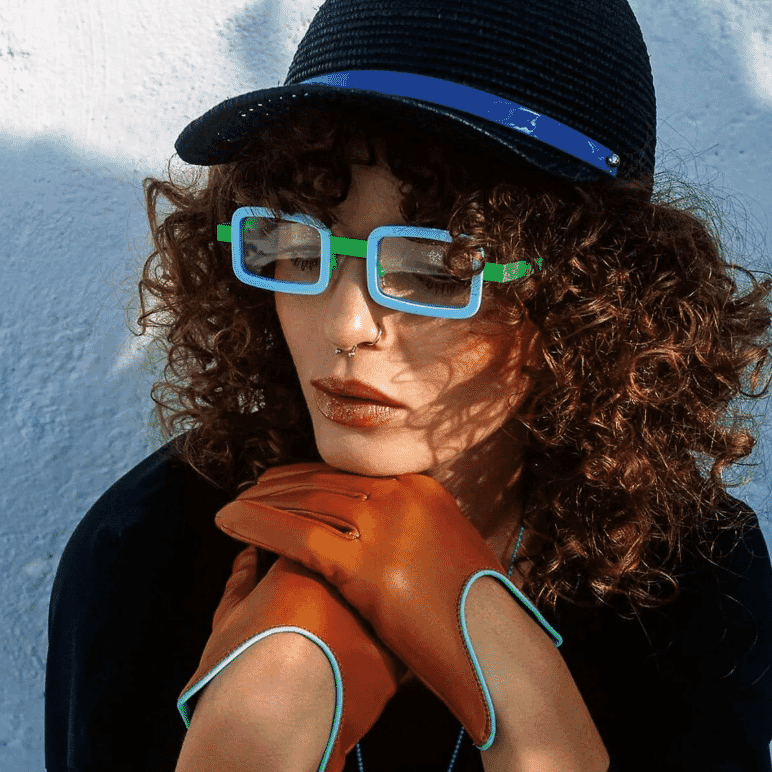 Sabine Be designer glasses styled at Eyediology London opticians