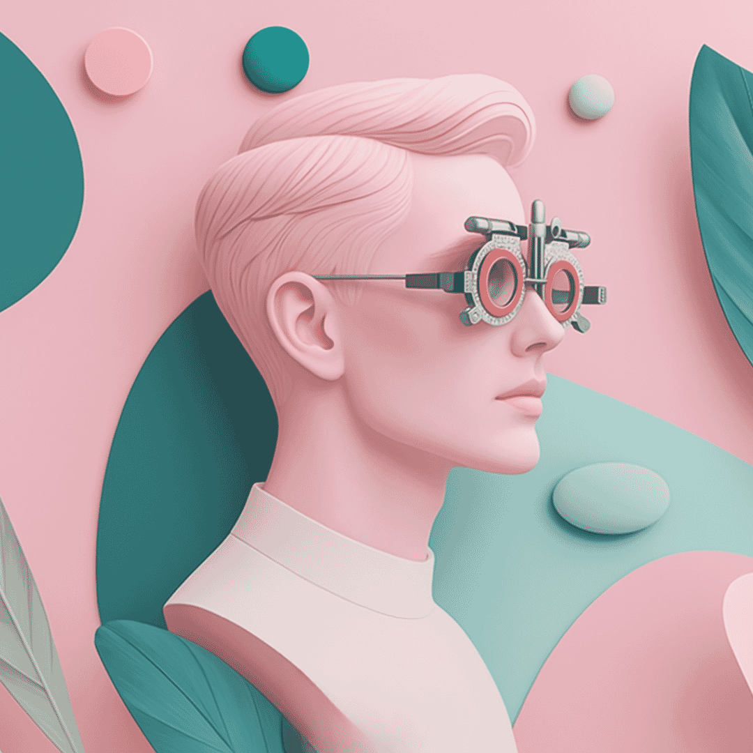 Eye test with trial frame at Eyediology London opticians